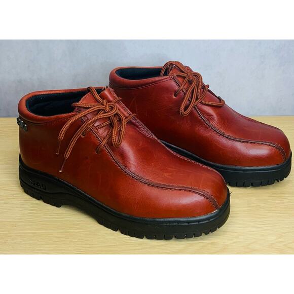 Vintage Stacy Adams Granburry Chukka Chunky Retro Men’s Boots Leather  Size 7M - Picture 2 of 11